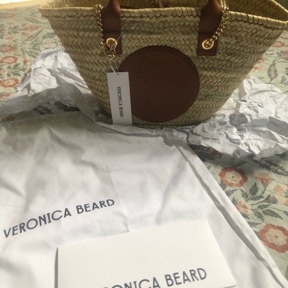 Veronica Beard Crest Market Tote Small - Picture 2 of 13